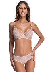 Ava Damen Soft BH Spitze Netz Schalen Streifen Unterwäsche1824 Venus,