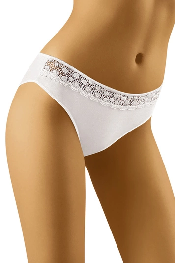 Wolbar Dame Slip Spitze Gemustert Klassisch Einfarbig Unterhose Dessous Alltag WB475,