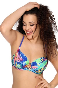 Ava Bikini-BH Dame Bademode Bikinioberteil Gemustert Bügel EU SK-143,