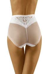 Wolbar Damen Slip hoher Bund Shapewear Spitze Unterhose WB422,