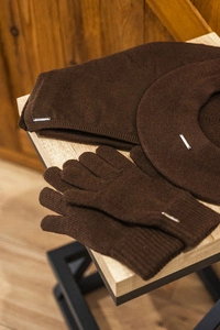 Vivisence Damen Handschuhe Winter Weichem und Warme Ideal für Kaltes Wetter 7202, braun