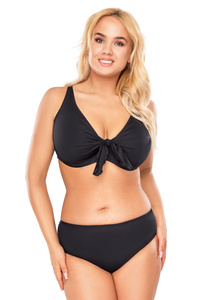 Vivisence Dame Bikini-Unterteil  Bademode musterlos Settil EU 3005, schwarz