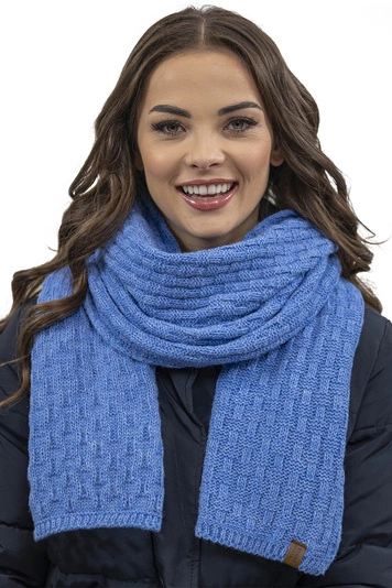 VIVISENCE Damen Winter Schal Wärmt Schenkt Komfort für Kalte Wintertage 7015S, Denim