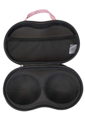 Kontri BH-Aufbewahrungstasche mit Accessoires BH Kofferorganizer Unterwäsche Etui Zubehör E1002 , Hellpink