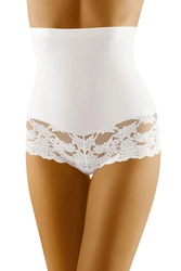 Wolbar Miederslip Damen Slips 3er Pack Panties Höschen Hohe Taille Hipster Slip Figurformende Bauchkontrolle Shapewear Seamless Nahtlose Spitzenhöschen Formwäsche Unterhosen WB183,