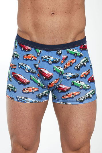 Cornette Herren Boxershorts Unterhose Gemustert Bunt Autos Baumwolle Alltag Tattoo Cars 280/216, 