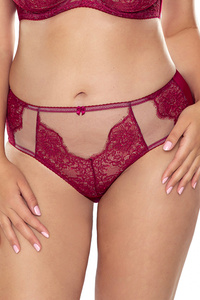 Vivisence Dame Slip Unterhose Stilvoll Spitze Netz Elegant Sinnlich Komfortabel 1059,