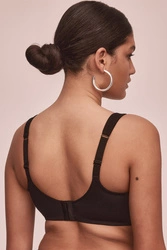 Alles Havana Soft BH Dame glatt musterlos regulierbar EU, Schwarz