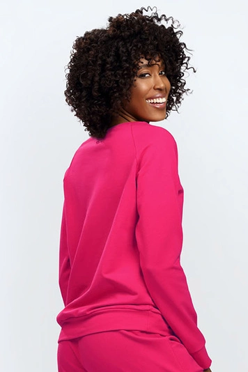 Dkaren Dame Sweatshirt Bequem Schnitt Bekleidung Musterlos Wenezja, 