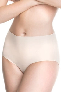 Julimex Shapewear Dame Slip  Miederslip figurformed nahtlos Slim all day natural, Beige