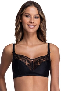 Ava 1691 Libi Dame Soft BH Voll Cups ohne Bügel V-Ausschnitt,