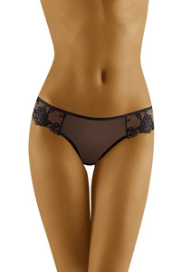 Wolbar Transparenter Damen String WB26, schwarz