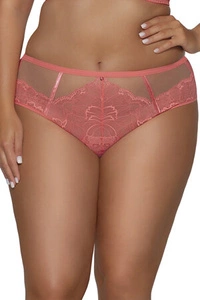 Ava Damen SlipUnterhose Spitze Tüll  Netz Unterwäsche 1824 Venus, Korallpink
