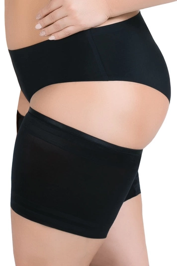 Julimex Comfort Dame Oberschenkelband Unterwäsche ruschfest, Schwarz