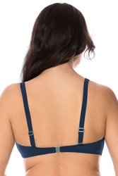 VIVISENCE Bikini Oberteil Damen Bademode Bikini BH Starker Halt 3202, dunkelblau