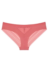 Triumph Dame Slip Hoher Bund Spitze Geblümt Ausgeschnitten Triumph Dame Brazilian Slip Aura Spotlight , Pink