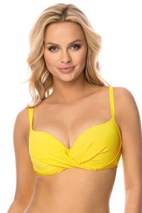 VIVISENCE Bikini Oberteil Damen Verstellbar Träger Bademode Formt die Brust 3209, gelb