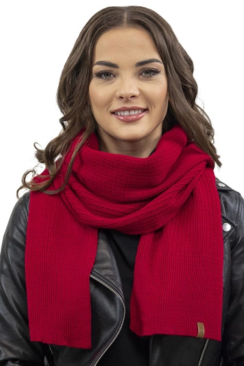 Vivisence Damen Winter Schal Wärmt Schenkt Komfort für Kalte Wintertage 7042S, rot