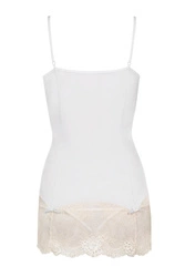Obsessive Bisquella chemise Nachthemd Damen Nachtwäsche String Set durchsichtig Spitze regulierbar