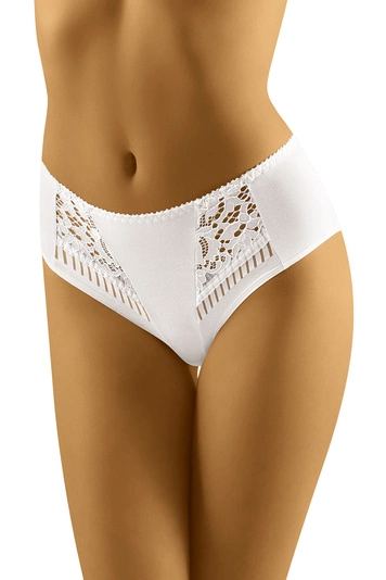 Wolbar Dame Slip Spitze Gemustert Klassisch Einfarbig Unterhose Dessous Alltag WB50,