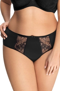 Gorsenia K358 Blanca Slips Dame Dessous Spitze geblümt normaler Bund Setteil EU,