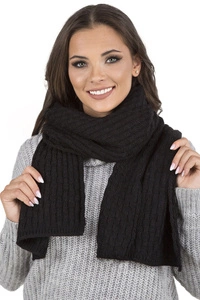 VIVISENCE Damen Winter Schal Wärmt Schenkt Komfort für Kalte Wintertage 7015S, schwarz