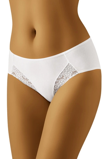 Wolbar Dame Slip Spitze Gemustert Klassisch Einfarbig Unterhose Dessous Alltag WB451,
