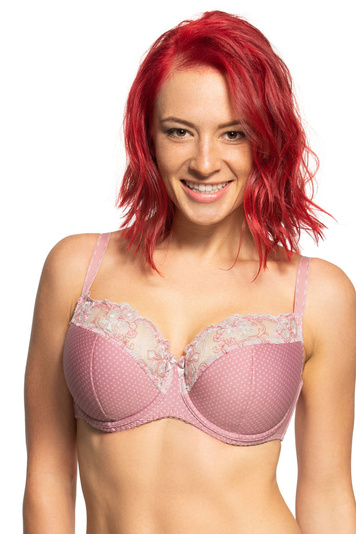Gaia Damen Bügel BH teilgepolstert Schalen 815 Nicoletta, Pink