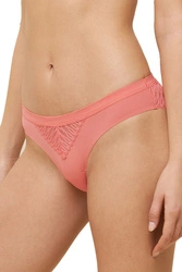 Triumph Dame Slip Hoher Bund Spitze Geblümt Ausgeschnitten Triumph Dame Brazilian Slip Aura Spotlight , Pink
