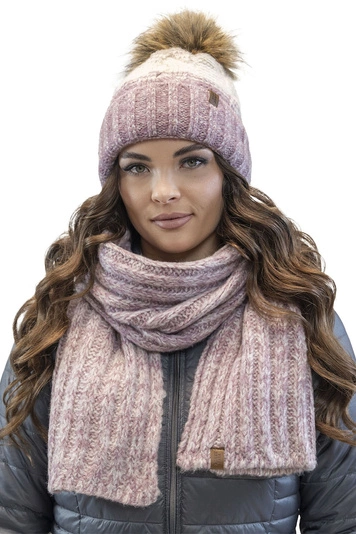 Vivisence Damen Bommelmütze Fleecefutter Winterset Bommel Passendem Hergestellt, 
