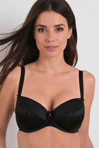 Vivisence Bügel BH Mit Glitzer Detail Natürliche Brust Betonen 1085, schwarz