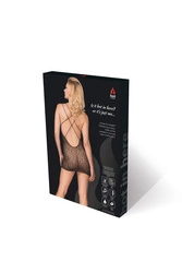 Hot in Here Dame Nachthemd Reizwäsche Sexy Leopardenmuster Netz Wild cat,