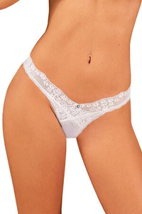 Obsessive Dame String Netz Spitze Dessous Verführerisch Bund Sexy Hochzeit Heavenlly, Weiß