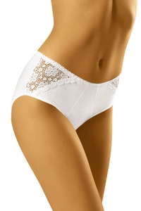 Wolbar Dame Slip Spitze Gemustert Klassisch Einfarbig Unterhose Dessous Alltag WB450,