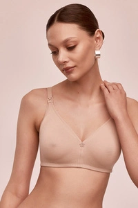 Alles Damen Still BH Umstandswäsche stillen Schwangerschaft Mama Easy M , Beige