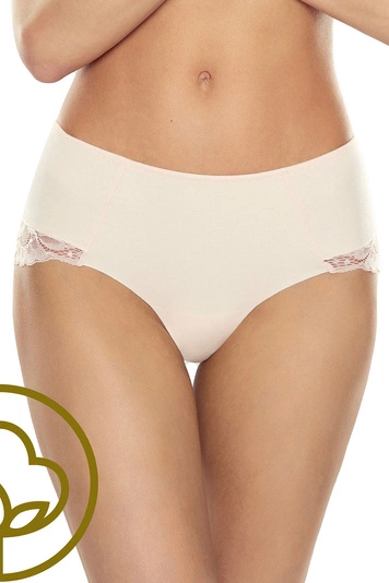 Lapinee Dame Slip Unterhose Klassisch Hoher Bund Spitze Elegant Dessous 5018 Margot, 