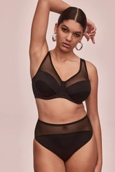 Alles Havana Soft BH Dame glatt musterlos regulierbar EU, Schwarz