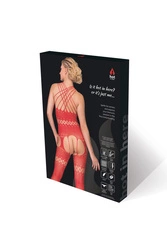 Hot in Here Dame Reizwäsche Bodystocking Sexy Netz Durchsichtig  Demonic,