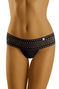 Wolbar Damen Slip Ajourspitze Unterwäsche Brazilian-Typ Diamond 3519, schwarz