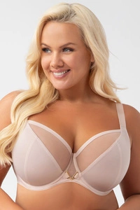 Gorsenia Dame Soft-BH Tüllnetz Träger glatt  K564 Vicky,