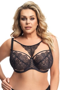 Gorsenia Dame Soft BH Spitze Netz Schleifchen Schalen Elegant K677 Ravenna,