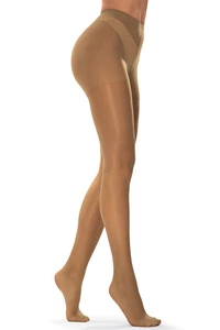 Vivisence Damen Strumpfhose 40 DEN Mit Hohem Bund Und Verstärkter Zehenpartie Für Optimalen Komfort Perfekt Für Elegante Outfits, beige