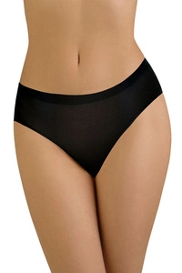 Vivisence Dame Slip 3-er Pack Unterhose Glatt Voll Nahtlos Klassisch 4011, schwarz