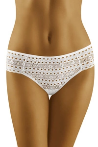 Wolbar Dame Slip Spitze Gemustert Klassisch Einfarbig Unterhose Dessous Alltag WB453,