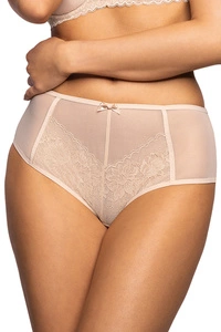 Mat Dame Slip Hoher Bund Klassisch Spitze Elegant Unterhose 3705/52 Letika,