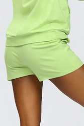 Dkaren Dame Shorts Musterlos Kurz Bund Alltag Klassisch Bekleidung  Koko, 