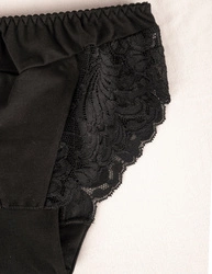 Wolbar Dame Slip 3-er Pack Höher Bund Spitze Elegant WB408,