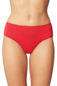 Vivisence Dame Slip Unterhose Spitze Bund Gummispitze Unterwäsche Klassisch 4010, rot