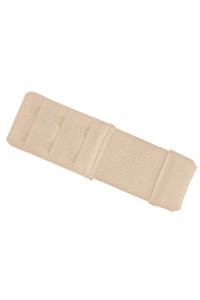 Julimex BH-Verlängerer Verlängerung Erweiterung zweireihig größerer Umfang Gummi, EU, Beige