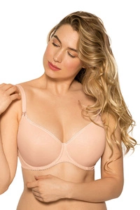 Gaia Damen Bügel-BH Dessous Unterwäsche glatt gepolstert 480 Pilar , Beige